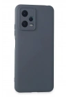 Mey İthalat®   Redmi Note 12 5G Kılıf Nano içi Kadife Silikon - Gri
