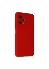 Mey İthalat®   Redmi Note 12 5G Kılıf Nano içi Kadife Silikon - Kırmızı