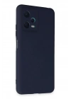 Mey İthalat®   Redmi Note 12 5G Kılıf Nano içi Kadife Silikon - Lacivert