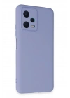 Mey İthalat®   Redmi Note 12 5G Kılıf Nano içi Kadife Silikon - Lila