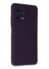 Mey İthalat®   Redmi Note 12 5G Kılıf Nano içi Kadife Silikon - Mor