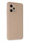 Mey İthalat®   Redmi Note 12 5G Kılıf Nano içi Kadife Silikon - Pudra