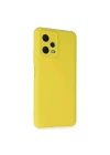 Mey İthalat®   Redmi Note 12 5G Kılıf Nano içi Kadife Silikon - Sarı