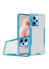 Mey İthalat®   Redmi Note 12 5G Kılıf Platin Silikon - Mavi