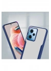Mey İthalat®   Redmi Note 12 5G Kılıf Platin Silikon - Mavi