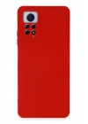 Mey İthalat®   Redmi Note 12 Pro 4G Kılıf Nano içi Kadife Silikon - Kırmızı