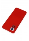 Mey İthalat®   Redmi Note 12 Pro 4G Kılıf Nano içi Kadife Silikon - Kırmızı