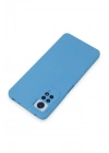 Mey İthalat®   Redmi Note 12 Pro 4G Kılıf Nano içi Kadife Silikon - Mavi
