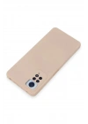 Mey İthalat®   Redmi Note 12 Pro 4G Kılıf Nano içi Kadife Silikon - Pudra