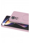 Mey İthalat®   Redmi Note 12 Pro 4G Regal Magsafe Standlı Kapak - Açık Pembe