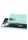 Mey İthalat®   Redmi Note 12 Pro 4G Regal Magsafe Standlı Kapak - Su Yeşili