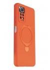Mey İthalat®   Redmi Note 12 Pro 4G Regal Magsafe Standlı Kapak - Turuncu