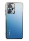 Mey İthalat®   Redmi Note 12 Pro 5G Kılıf  Lensli Silikon - Gold