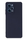 Mey İthalat®   Redmi Note 12 Pro 5G Kılıf Nano içi Kadife Silikon - Lacivert