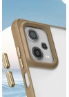 Mey İthalat®   Redmi Note 12 Pro 5G Kılıf Penta Silikon Kılıf - Çöl Titanyum