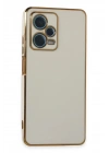 Mey İthalat®   Redmi Note 12 Pro Plus Kılıf Volet Silikon - Beyaz