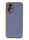 Mey İthalat®   Redmi Note 12S Kılıf Volet Silikon - Mavi