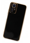 Mey İthalat®   Redmi Note 12S Kılıf Volet Silikon - Siyah