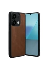 Mey İthalat®   Redmi Note 13 4G Kılıf Aras Deri Kapak - Taba