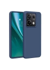 Mey İthalat®   Redmi Note 13 4G Kılıf First Silikon - Lacivert