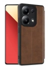 Mey İthalat®   Redmi Note 13 4G Kılıf Flip Cover - Taba