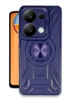 Mey İthalat®   Redmi Note 13 4G Kılıf Lincoln Silikon - Lacivert
