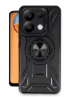 Mey İthalat®   Redmi Note 13 4G Kılıf Lincoln Silikon - Siyah