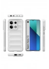 Mey İthalat®   Redmi Note 13 4G Kılıf Optimum Silikon - Krem