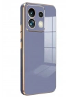 Mey İthalat®   Redmi Note 13 4G Kılıf Volet Silikon - Mavi