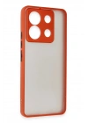 Mey İthalat®   Redmi Note 13 5G Kılıf Montreal Silikon Kapak - Kırmızı