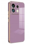 Mey İthalat®   Redmi Note 13 5G Kılıf Volet Silikon - Mor