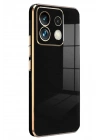 Mey İthalat®   Redmi Note 13 5G Kılıf Volet Silikon - Siyah