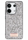 Mey İthalat®   Redmi Note 13 Pro 4G Bright Simli Kapak - Gümüş
