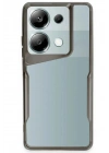 Mey İthalat®   Redmi Note 13 Pro 4G Kılıf Boyi Silikon Kapak - Titan Gri