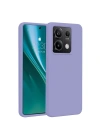 Mey İthalat®   Redmi Note 13 Pro 4G Kılıf First Silikon - Lila