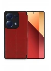 Mey İthalat®   Redmi Note 13 Pro 4G Kılıf Flip Cover - Kırmızı