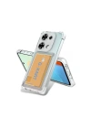 Mey İthalat®   Redmi Note 13 Pro 4G Kılıf Kart Şeffaf Silikon - Şeffaf