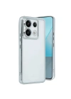 Mey İthalat®   Redmi Note 13 Pro 4G Kılıf  Lensli Silikon - Gümüş