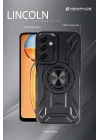 Mey İthalat®   Redmi Note 13 Pro 4G Kılıf Lincoln Silikon - Siyah