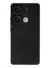 Mey İthalat®   Redmi Note 13 Pro 4G Kılıf Nano içi Kadife Silikon - Siyah