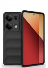 Mey İthalat®   Redmi Note 13 Pro 4G Kılıf Optimum Silikon - Siyah