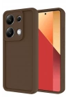Mey İthalat®   Redmi Note 13 Pro 4G Kılıf Viera Silikon - Kahverengi