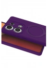 Mey İthalat®   Redmi Note 13 Pro 4G Regal Magsafe Standlı Kapak - Derin Mor