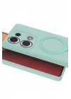 Mey İthalat®   Redmi Note 13 Pro 4G Regal Magsafe Standlı Kapak - Su Yeşili