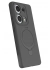 Mey İthalat®   Redmi Note 13 Pro 4G Regal Magsafe Standlı Kapak - Titan Gri