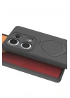Mey İthalat®   Redmi Note 13 Pro 4G Regal Magsafe Standlı Kapak - Titan Gri