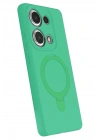 Mey İthalat®   Redmi Note 13 Pro 4G Regal Magsafe Standlı Kapak - Yeşil