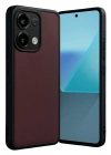 Mey İthalat®   Redmi Note 13 Pro 5G Kılıf Aras Deri Kapak - Bordo