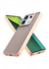 Mey İthalat®   Redmi Note 13 Pro 5G Kılıf Elegant Kapak - Pudra