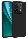 Mey İthalat®   Redmi Note 13 Pro 5G Kılıf First Silikon - Siyah